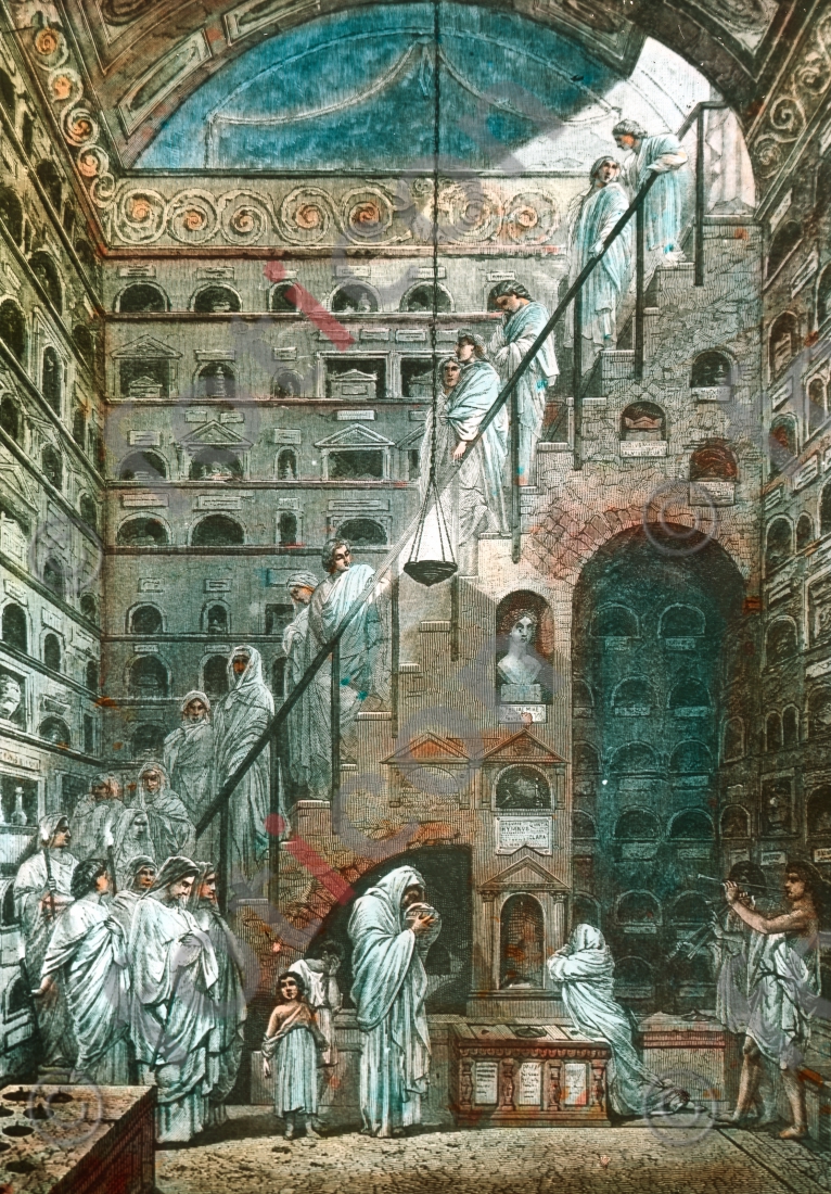 Columbarium in Rom | Columbarium in Rome - Foto foticon-simon-107-002.jpg | foticon.de - Bilddatenbank für Motive aus Geschichte und Kultur